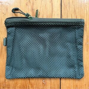 Green Muji Zipper Case